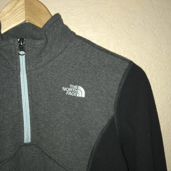 north face girls fleece quarter zip - Picture 2 of 3